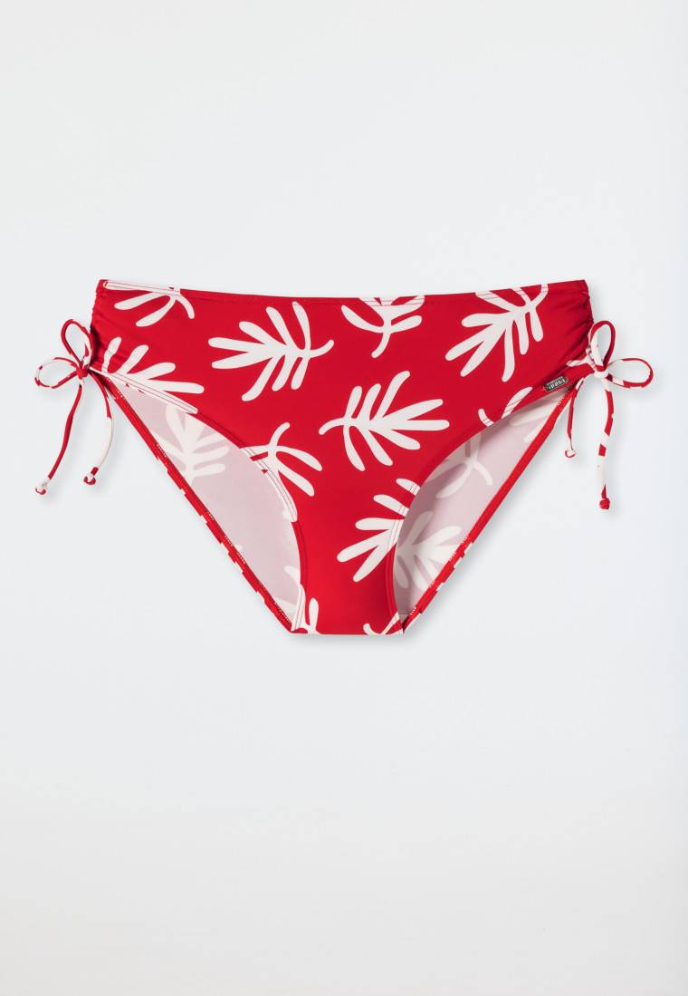 Schiesser Midi-Bikinislip verstellbare Seitenhöhen Korallen rot - Mix & Match Coral Life Große Rabatte