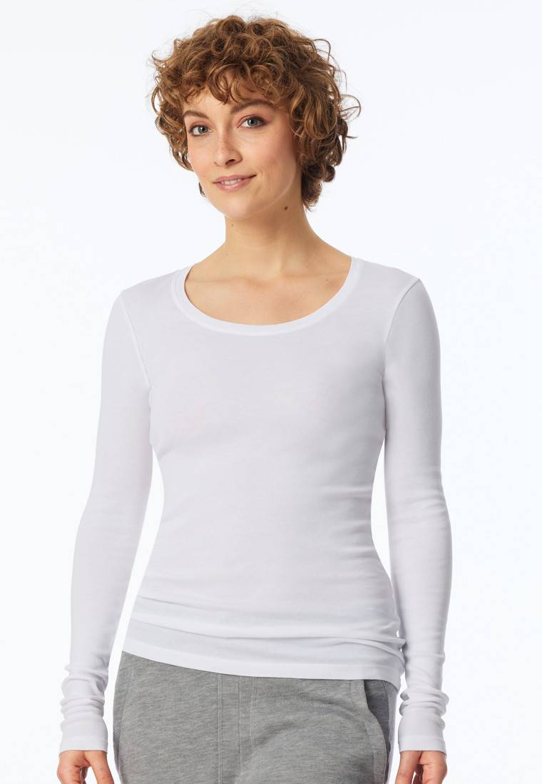 Schiesser Shirt langarm weiß - Revival Berta Kauf eins, bekomm eins gratis