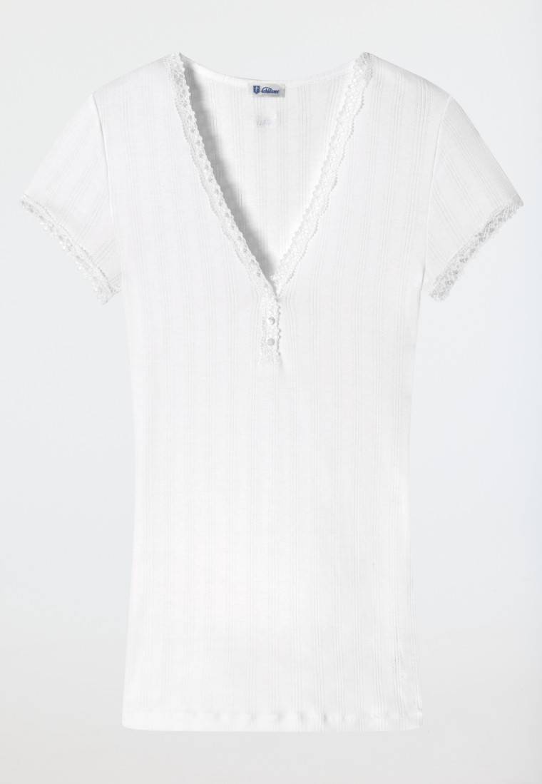 Schiesser Shirt kurzarm weiß - Revival Agathe VIP-Rabatte