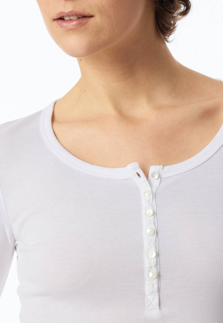 Schiesser Shirt langarm weiß - Revival Berta Super Sparpreis