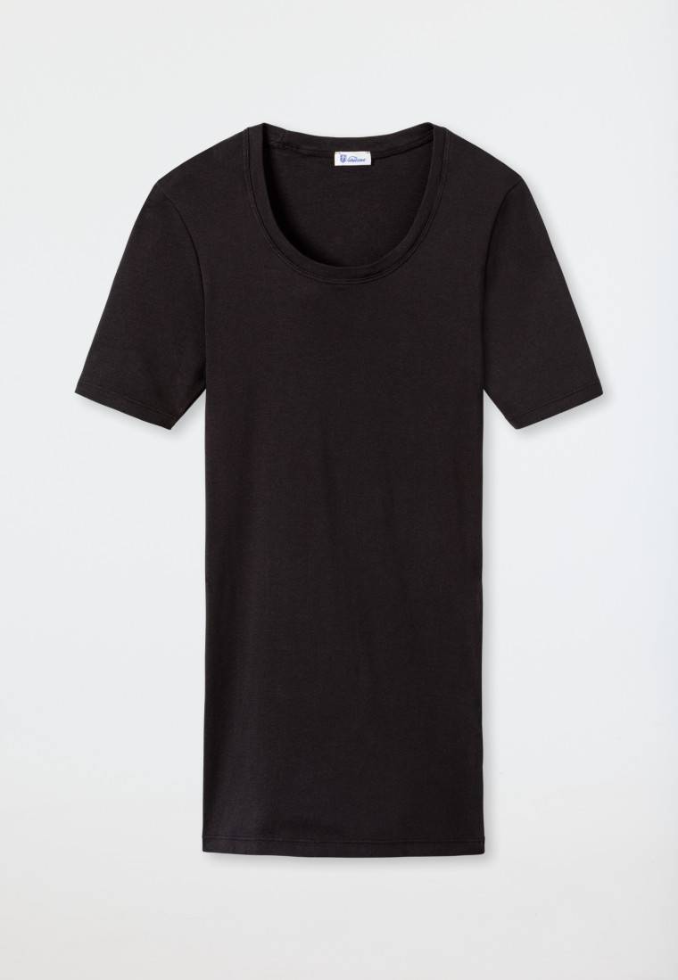 Schiesser Shirt kurzarm schwarz - Revival Berta Letzte 3 Tage