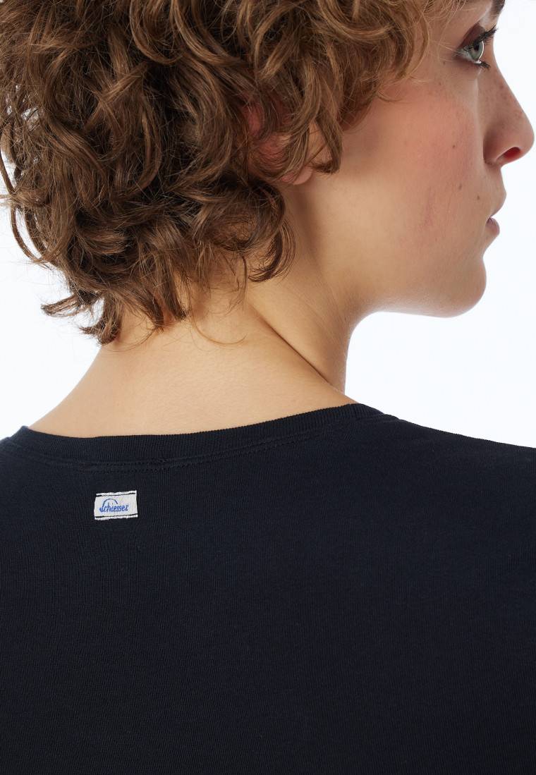 Schiesser Shirt kurzarm schwarz - Revival Berta Letzte 3 Tage