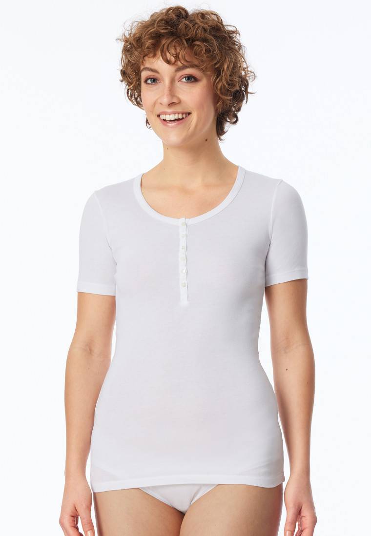 Schiesser Shirt kurzarm weiß - Revival Berta Letzte 2 Tage