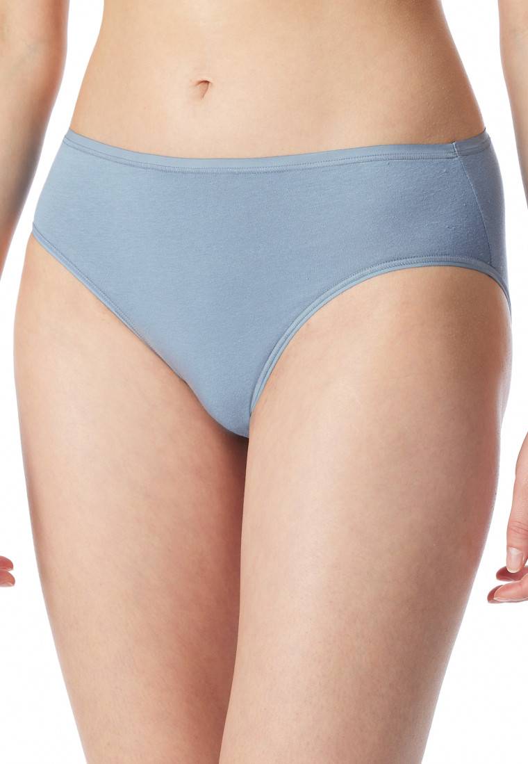 Schiesser Slips 2er-Pack Organic Cotton schwarz/graublau - 95/5 Nur noch ein Tag übrig