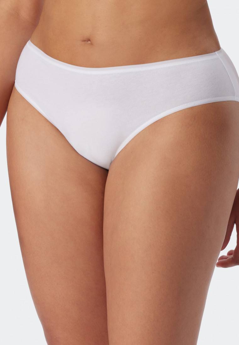 Schiesser Tai-Slips 2er-Pack Organic Cotton weiß - 95/5 Super Rabatt