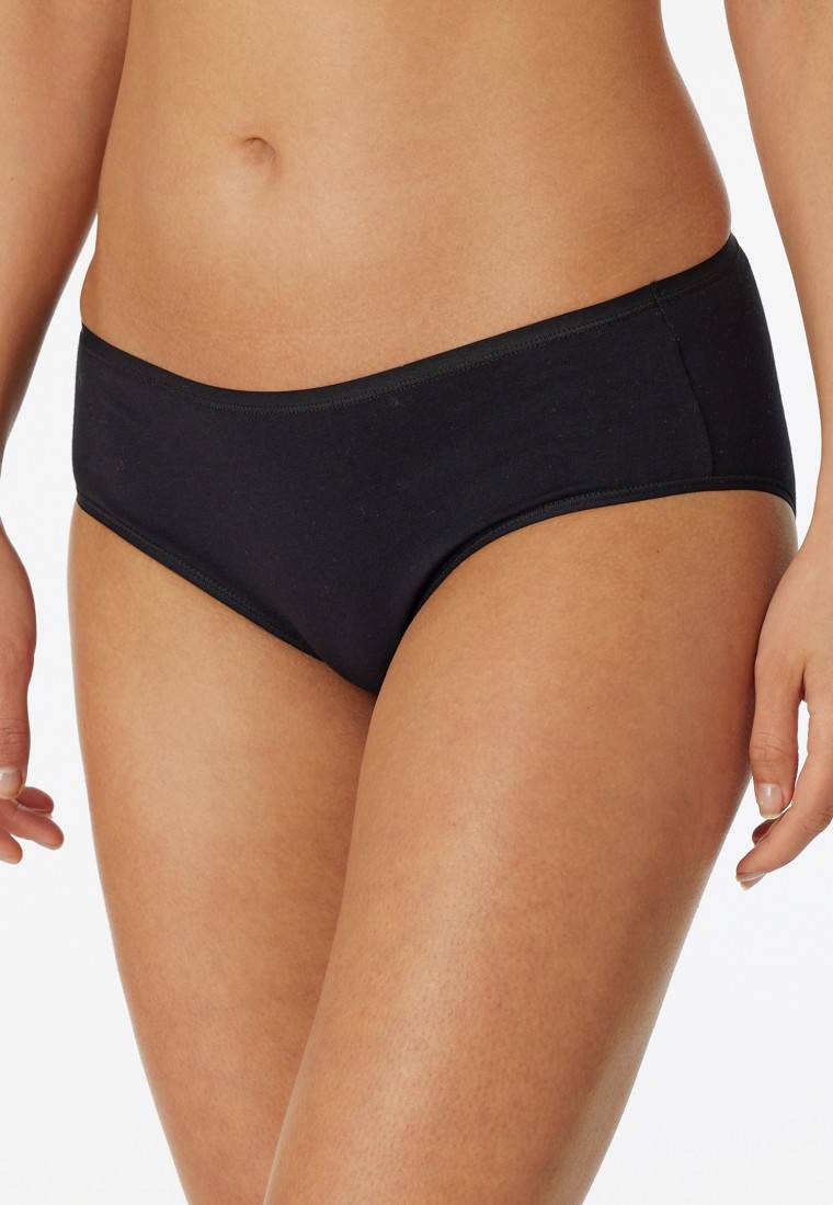 Schiesser Hipster 2er-Pack Organic Cotton schwarz - 95/5 Riesige Rabatte