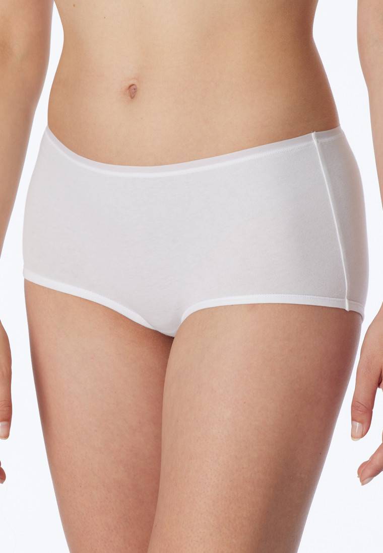 Schiesser Shorts 2er-Pack Organic Cotton weiß - 95/5 Speichern exportieren
