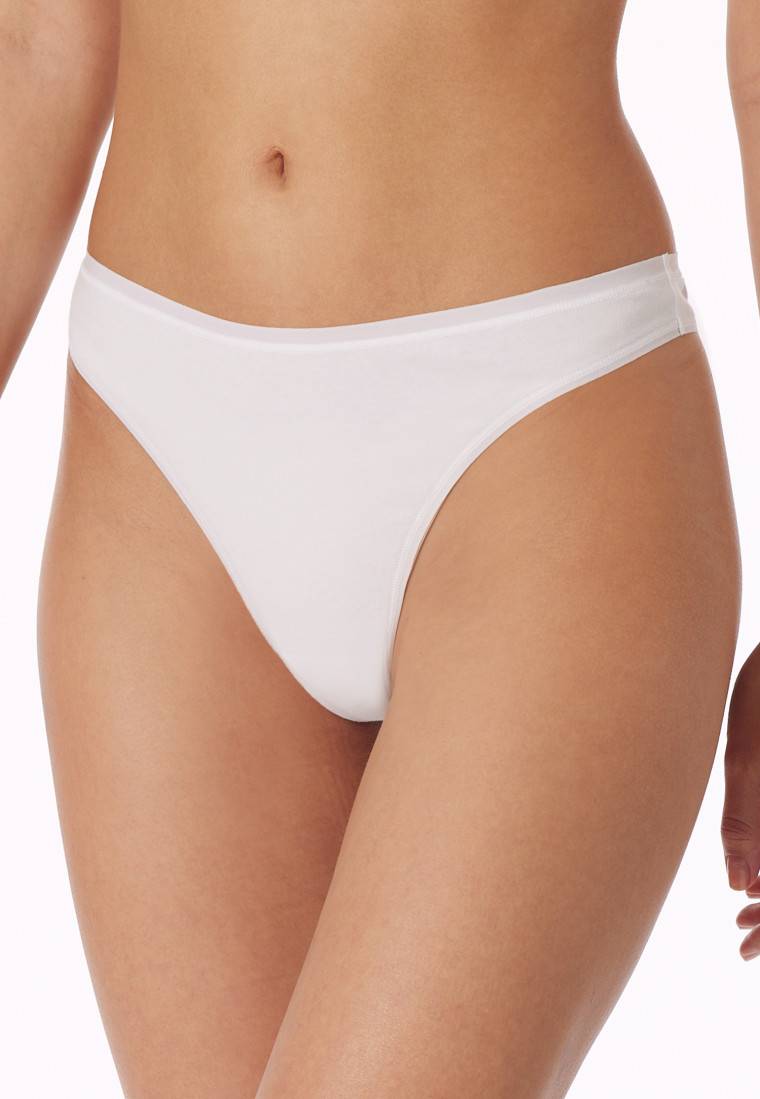 Schiesser String 2er-Pack Organic Cotton weiß - 95/5 zollfrei