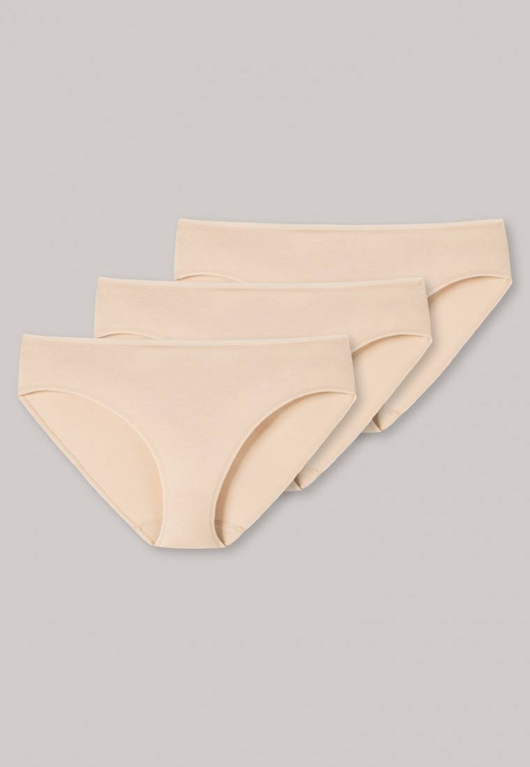 Schiesser Tai 3er-Pack Organic Cotton sand - 95/5 50% Rabatt für begrenzte Zeit
