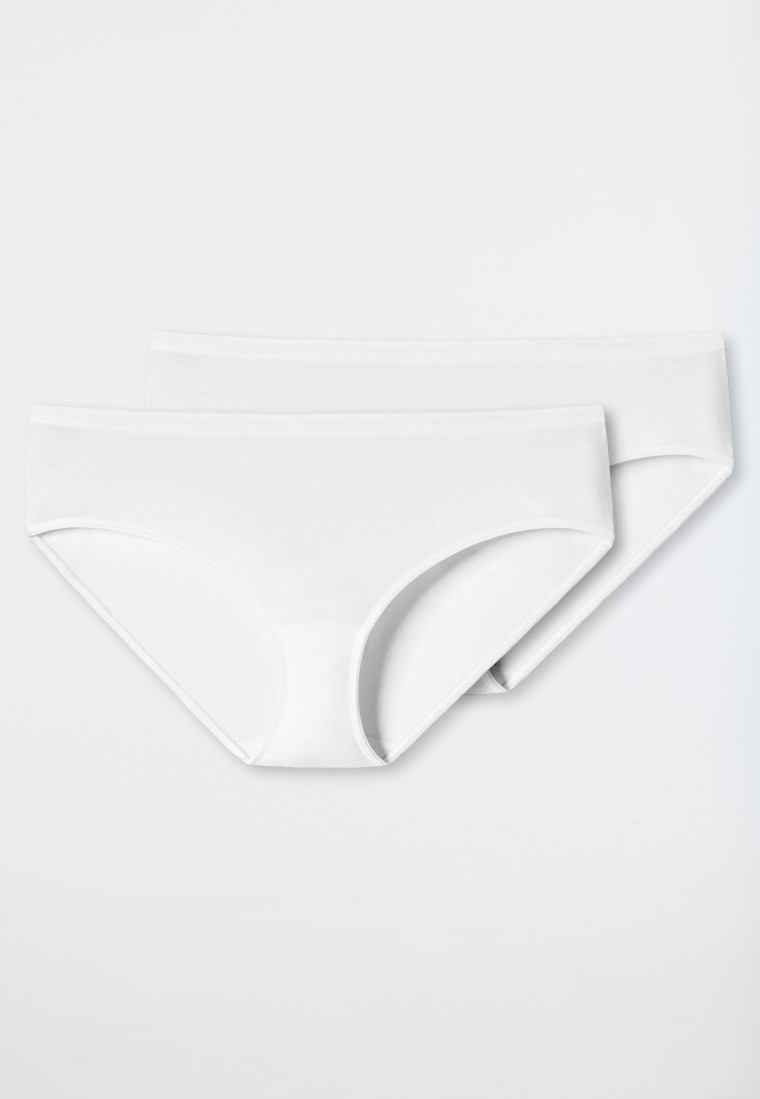 Schiesser Hipster 2er-Pack Organic Cotton weiß - 95/5 2025