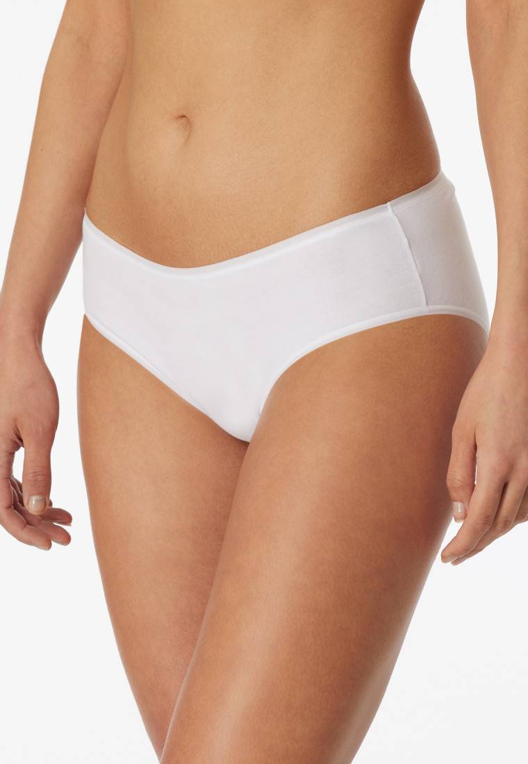 Schiesser Hipster 2er-Pack Organic Cotton weiß - 95/5 2025