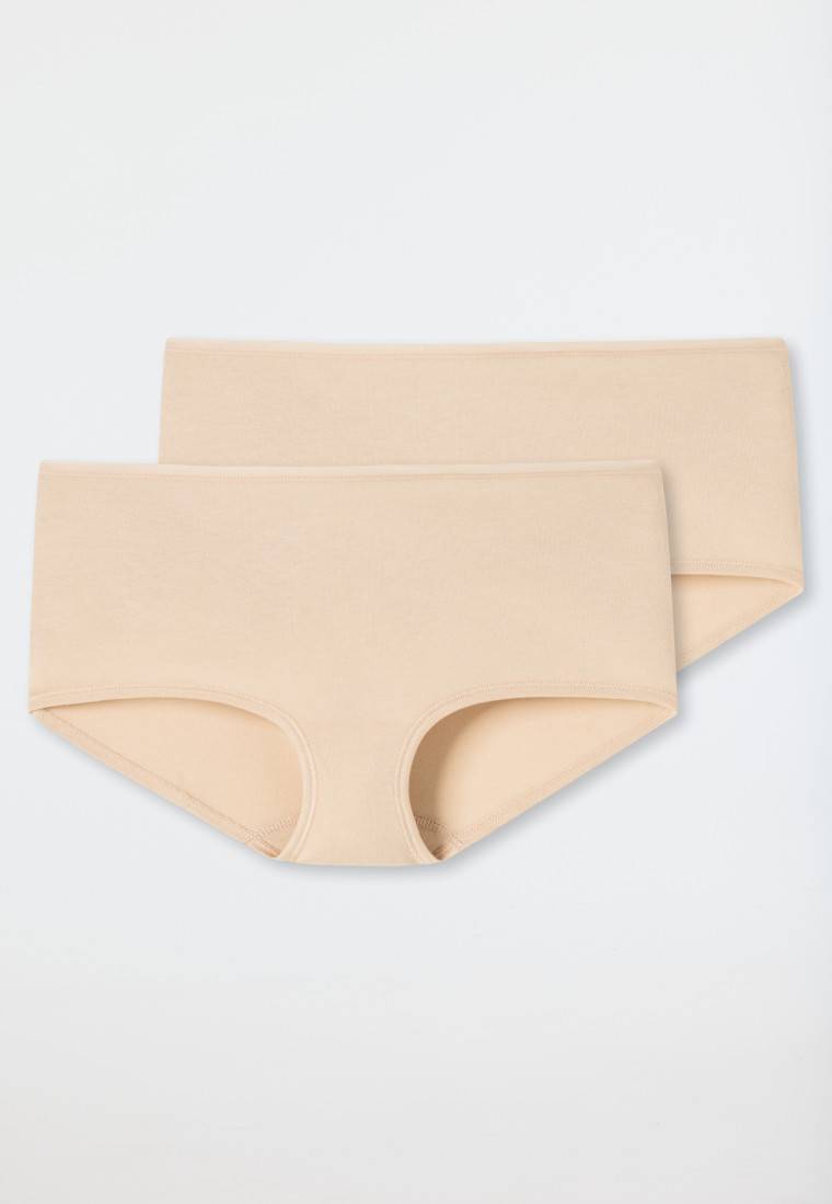 Schiesser Shorts 2er-Pack Organic Cotton sand - 95/5 Outlet