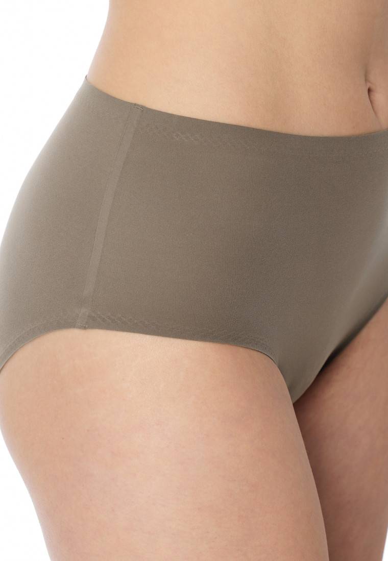Schiesser Maxi-Slip Microfaser taupe - Invisible Soft Kostenloser Versand