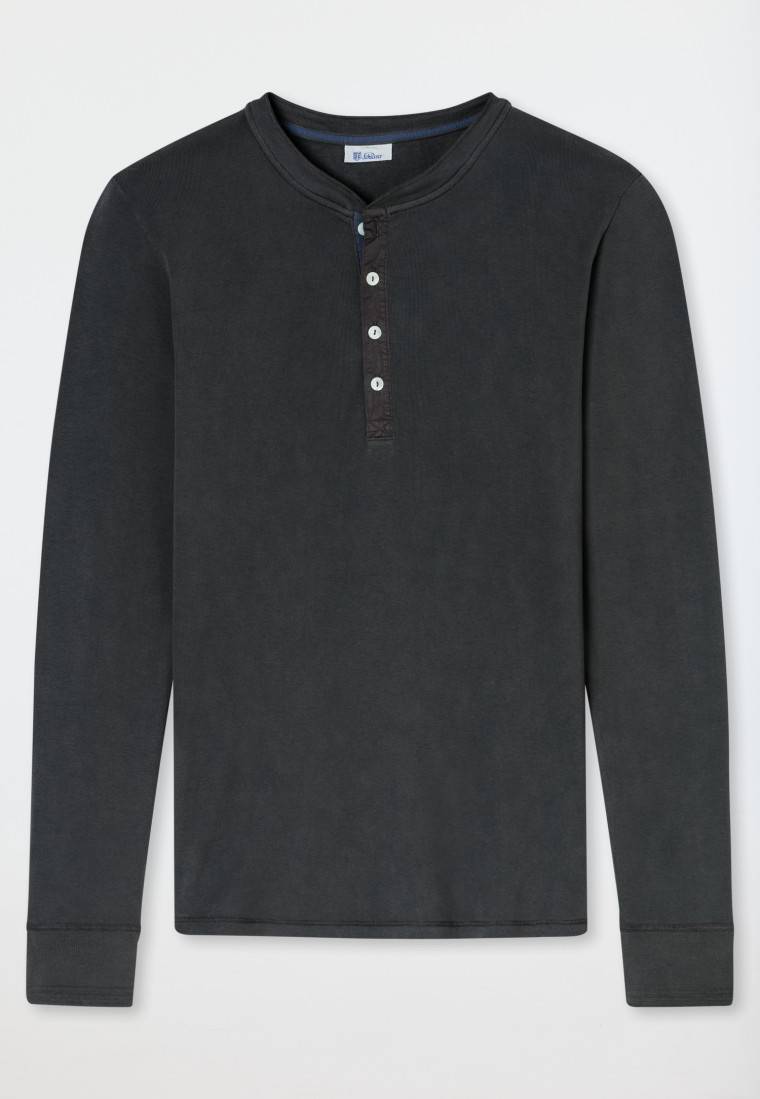 Schiesser Shirt langarm anthrazit - Revival Karl-Heinz Exklusivangebot