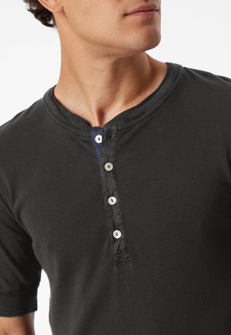 Schiesser Shirt kurzarm anthrazit - Revival Karl-Heinz Jubiläumsangebot