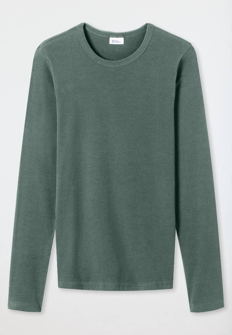 Schiesser Shirt langarm grün - Revival Ludwig Online Outlet
