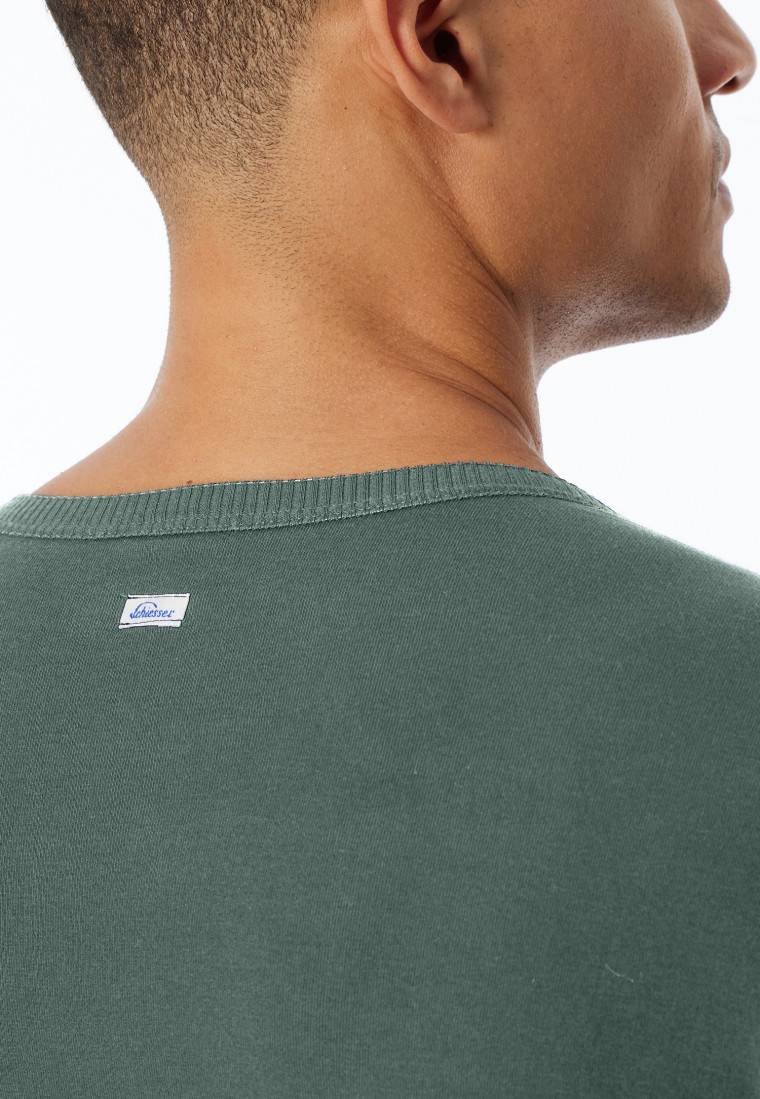 Schiesser Shirt langarm grün - Revival Ludwig Online Outlet