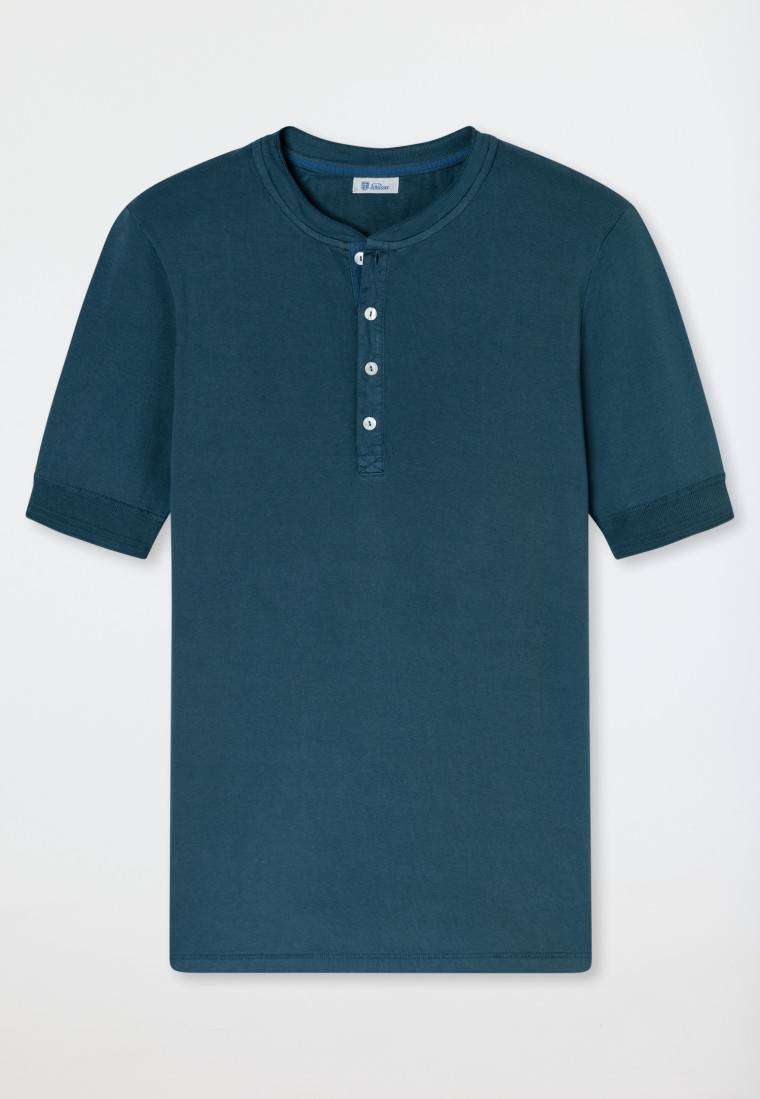 Schiesser Shirt kurzarm jeansblau - Revival Karl-Heinz Große Rabatte