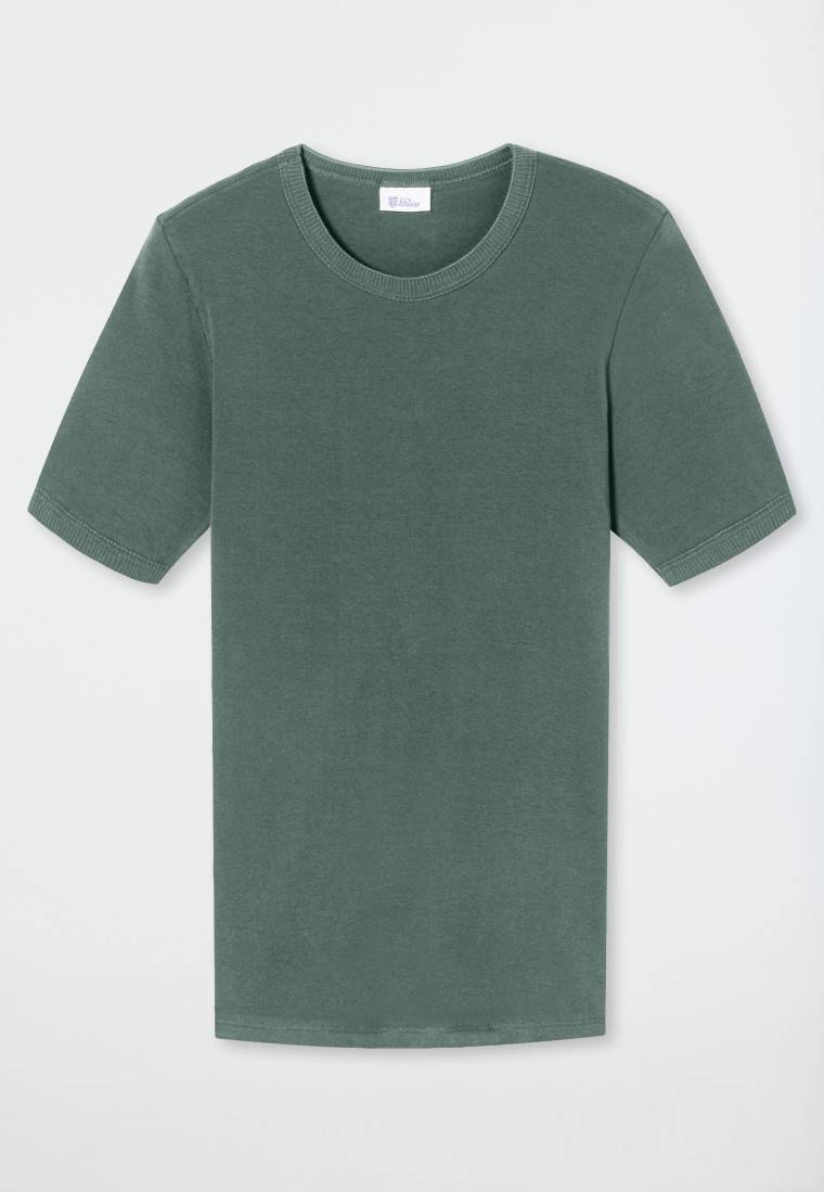Schiesser Shirt kurzarm grün - Revival Ludwig Räumungsverkauf
