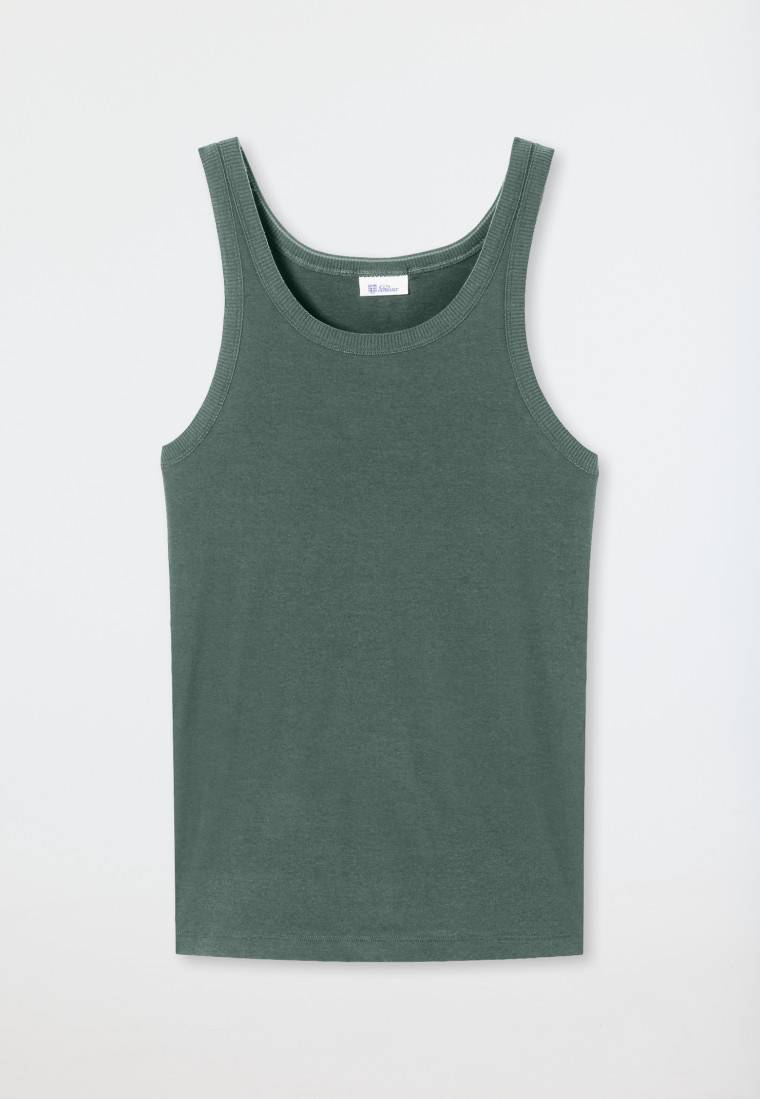 Schiesser Tank Top grün - Revival Ludwig Riesige Ersparnisse