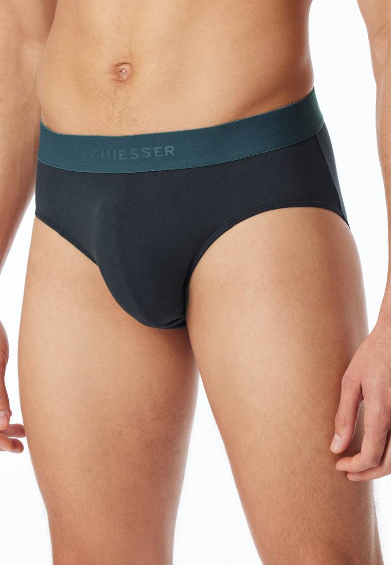 Schiesser Rio-Slips 3er-Pack Organic Cotton Webgummibund mehrfarbig - 95/5 im Angebot