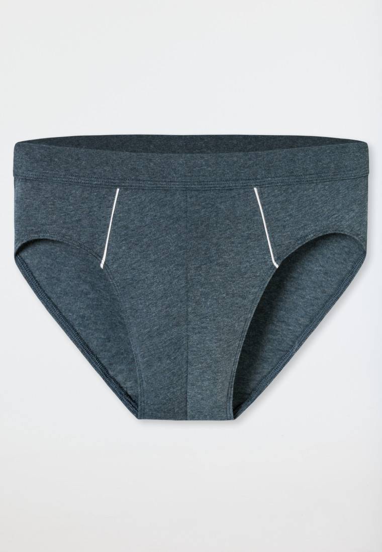 Schiesser Minislip blau-meliert - Comfort Fit Valentinstagsangebot