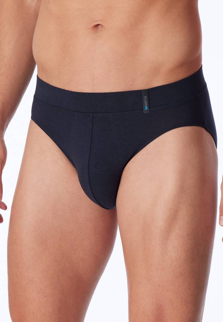 Schiesser Rio-Slip blauschwarz - "Long Life Soft" Blitzangebot