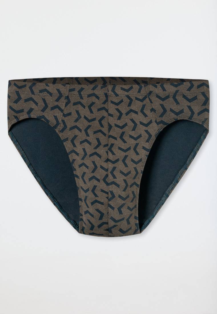 Schiesser Supermini-Slip havanna gemustert - 95/5 Saisonale Angebote