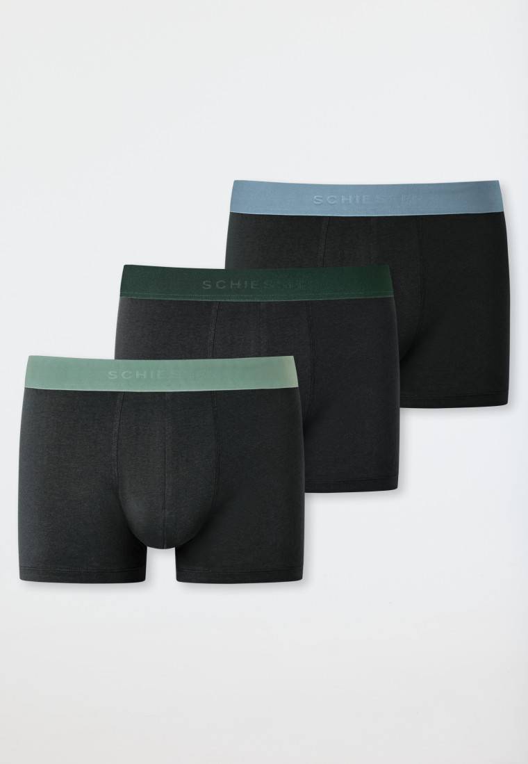 Schiesser Shorts 3er-Pack Organic Cotton Webgummibund mehrfarbig - 95/5 Sonderangebote