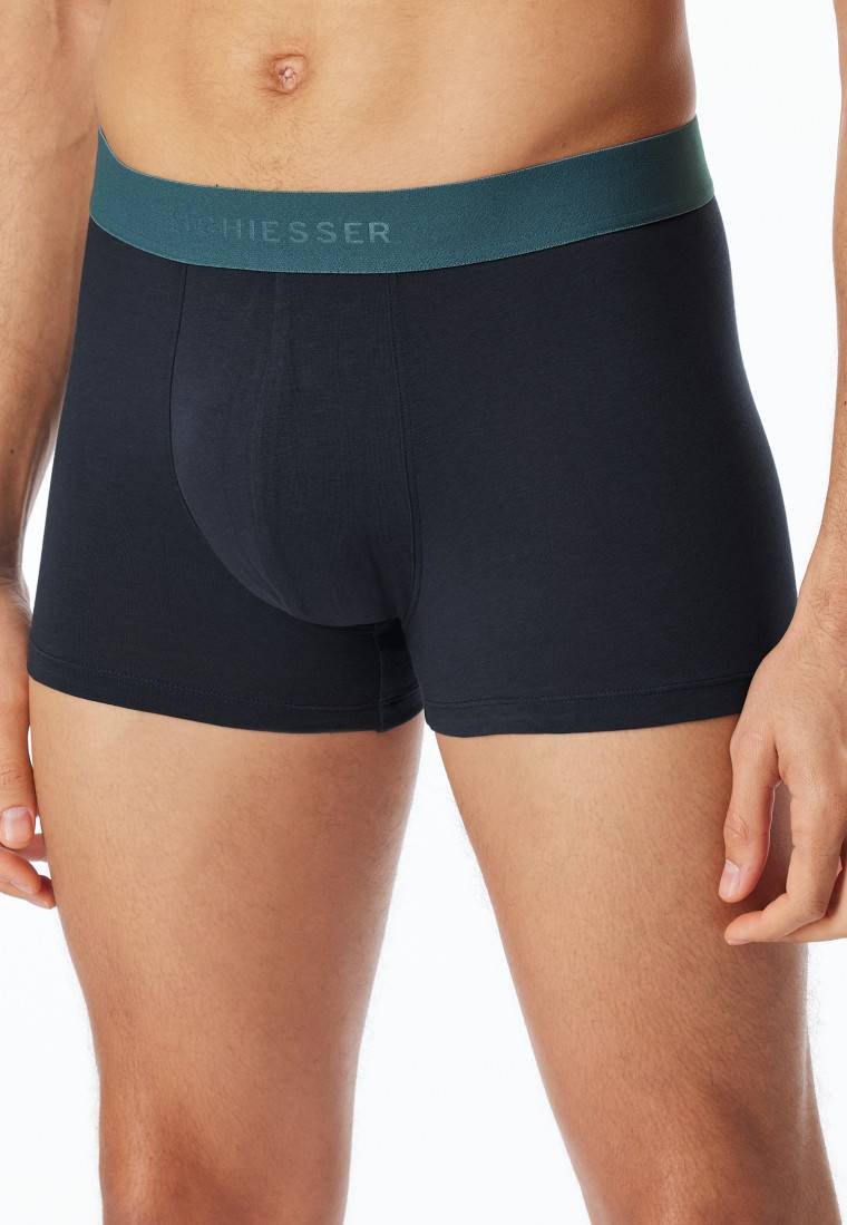 Schiesser Shorts 3er-Pack Organic Cotton Webgummibund mehrfarbig - 95/5 Riesige Ersparnisse