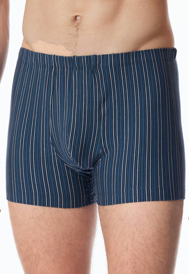 Schiesser Shorts 3er-Pack Organic Cotton uni/geringelt mehrfarbig - 95/5 Kostenlose Rückgabe