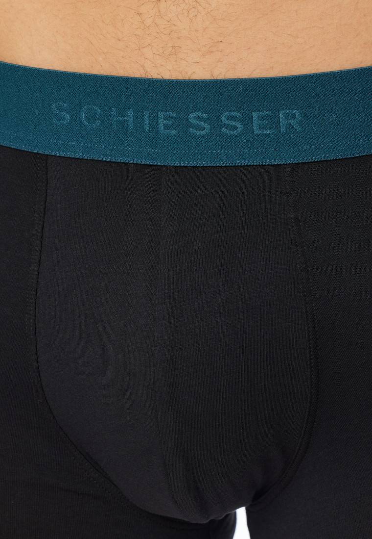 Schiesser Shorts 3er-Pack Organic Cotton Webgummibund mehrfarbig - 95/5 Begrenzte Freigabe