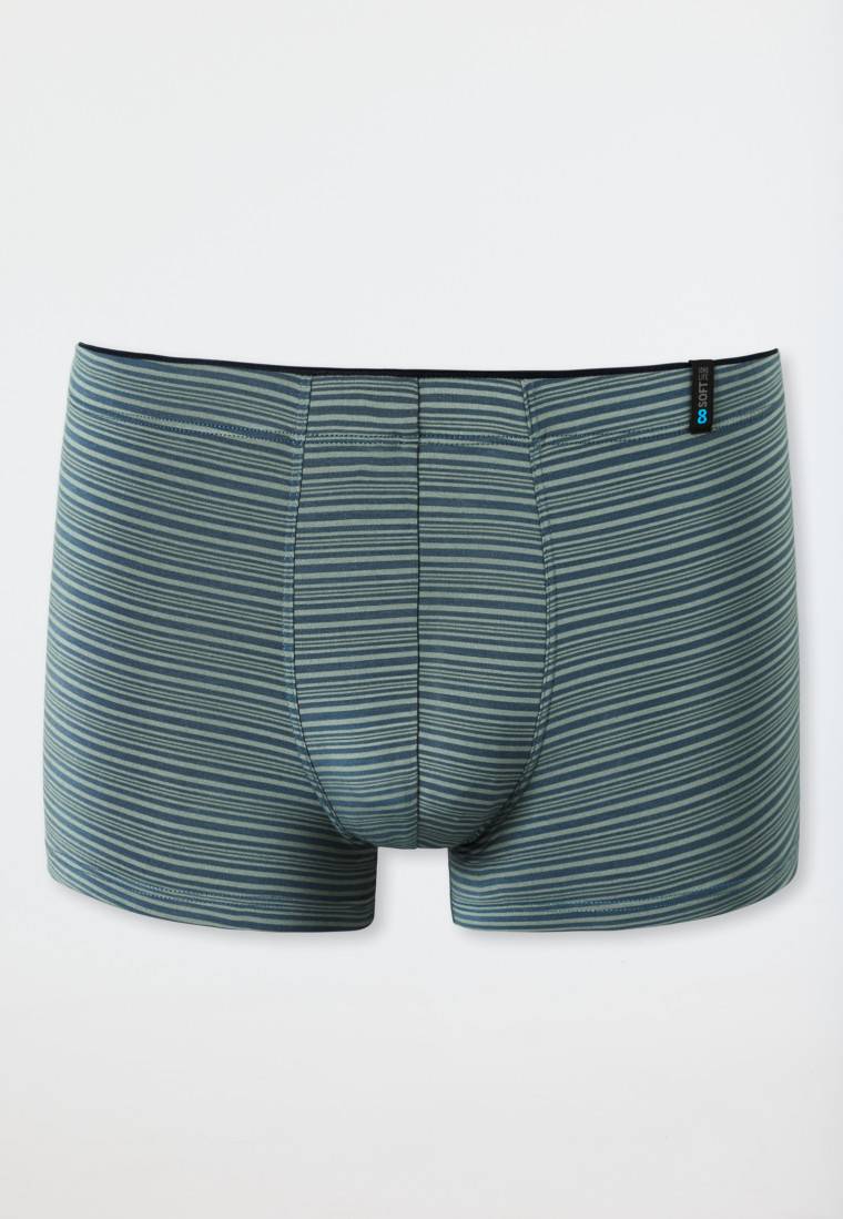 Schiesser Shorts Modal Streifen linde - Long Life Soft Letzter Tag