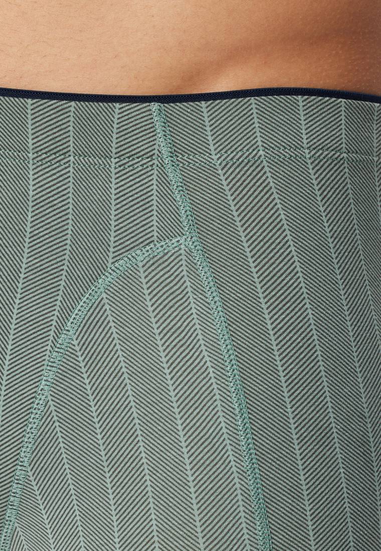 Schiesser Shorts Organic Cotton gestreift linde - 95/5 Nur für heute