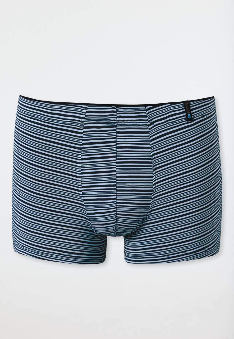 Schiesser Shorts Supermini Modal Streifen blaugrau - Long Life Soft Vierteljährliche Förderung