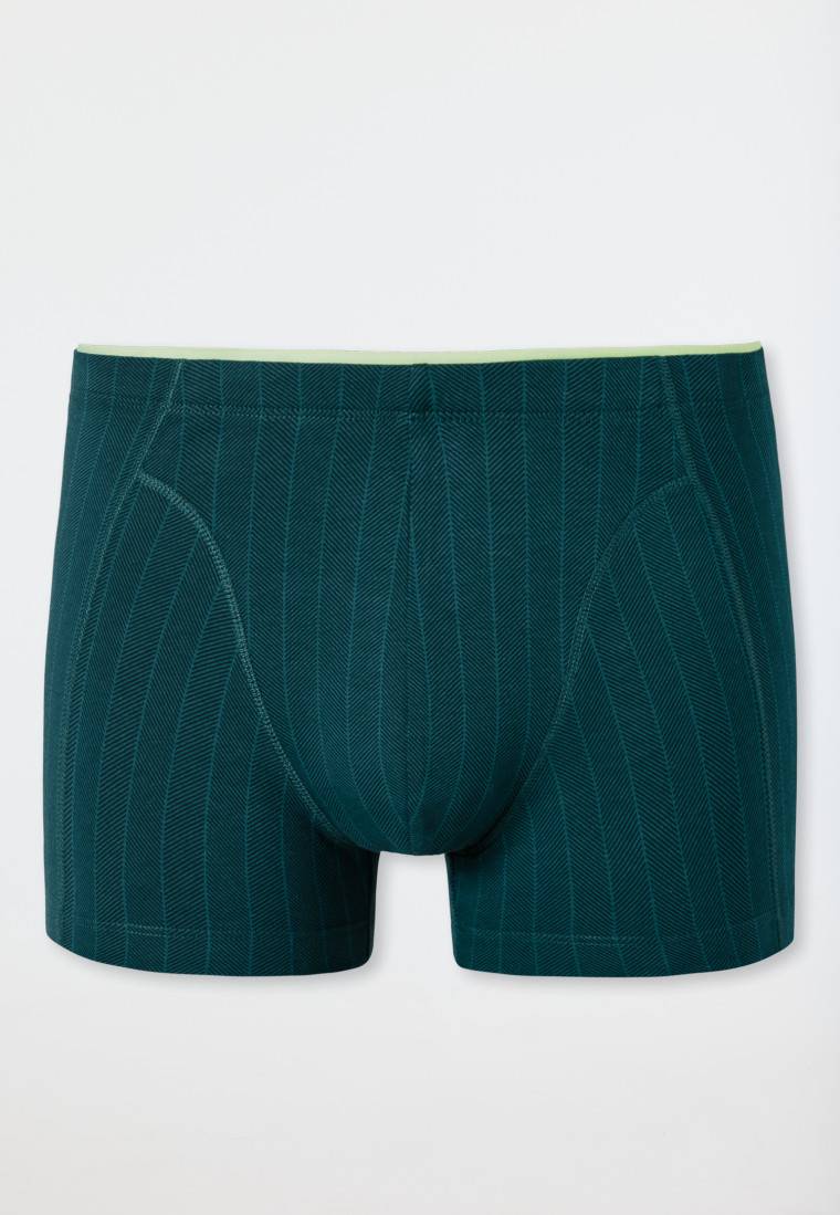 Schiesser Shorts Organic Cotton gestreift petrol - 95/5 Bis zu 55% Rabatt