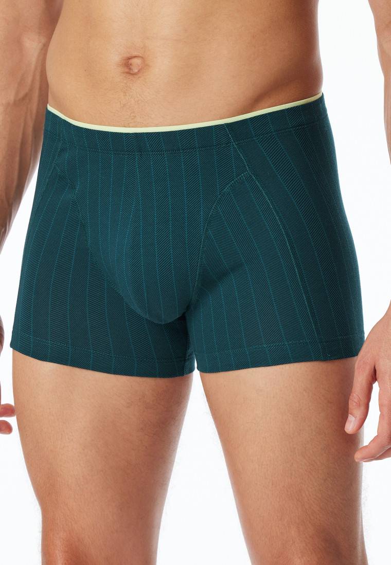 Schiesser Shorts Organic Cotton gestreift petrol - 95/5 Bis zu 55% Rabatt