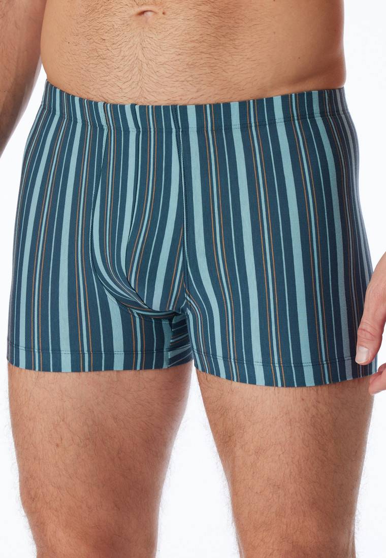 Schiesser Shorts blau gestreift - 95/5 Kostenloser Versand international