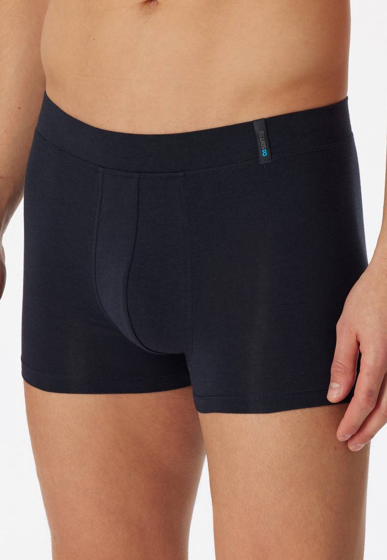 Schiesser Shorts blauschwarz - Long Life Soft Fabrikladen