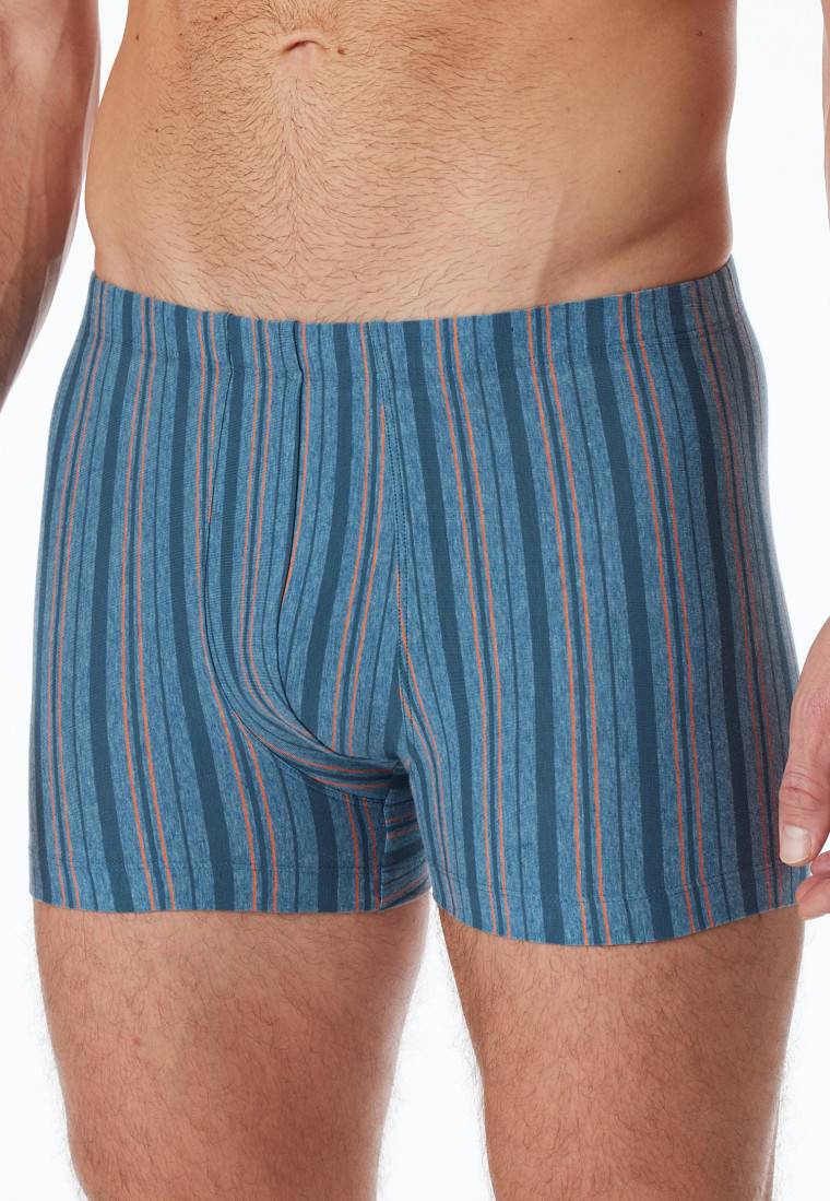 Schiesser Shorts blau-meliert gestreift - 95/5 Begrenzt auf 3 Tage