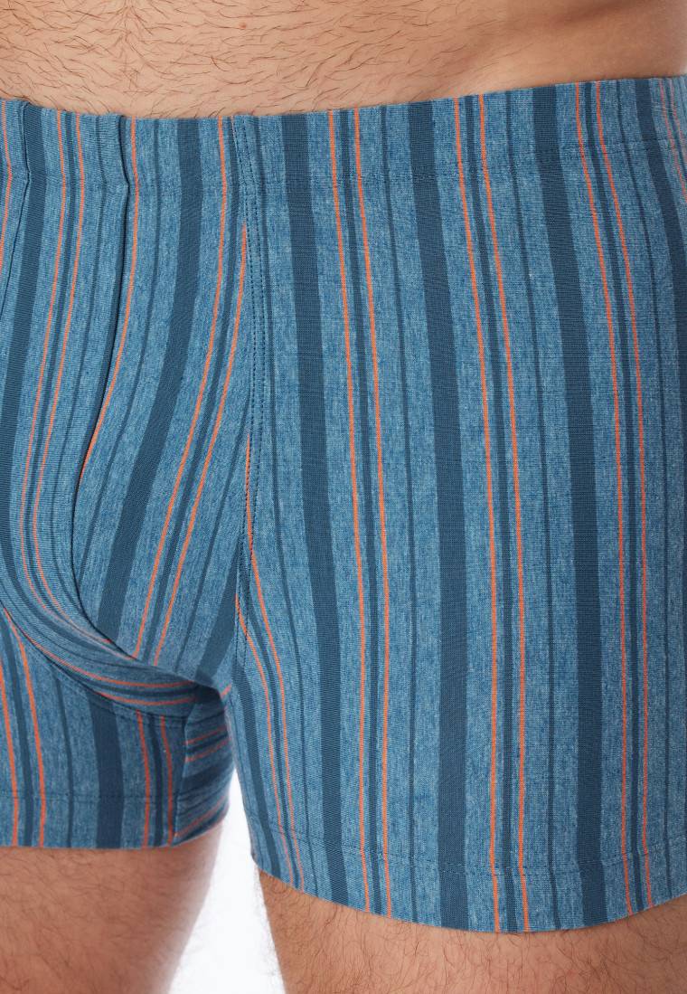 Schiesser Shorts blau-meliert gestreift - 95/5 Begrenzt auf 3 Tage
