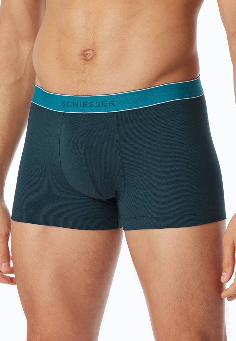 Schiesser Shorts Modal gestreift petrol - Duality Function Rabatte dieses Monats