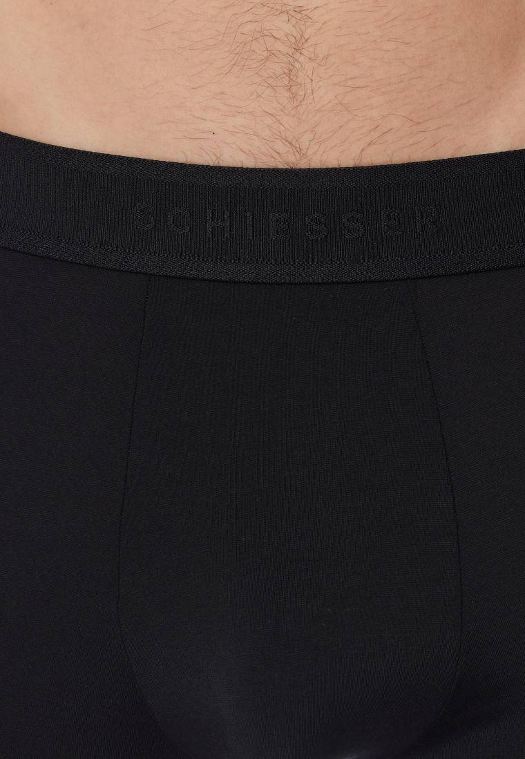 Schiesser Shorts schwarz - Premium Modal 2025