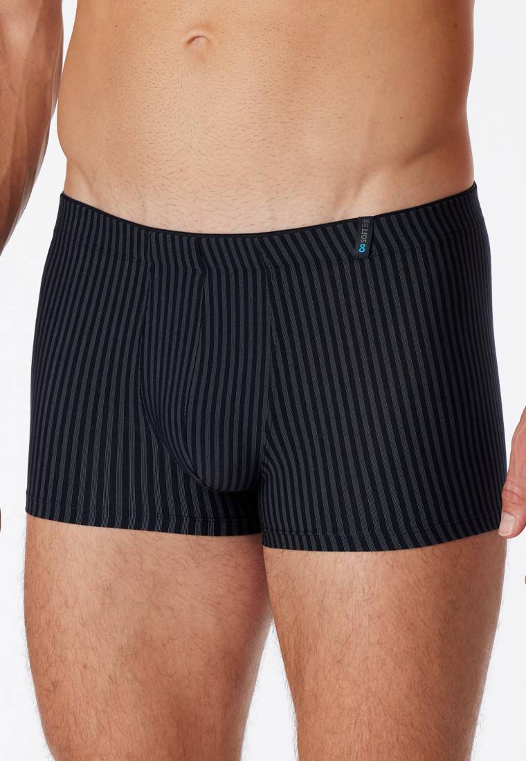 Schiesser Shorts blauschwarz gestreift - Long Life Soft Angebote