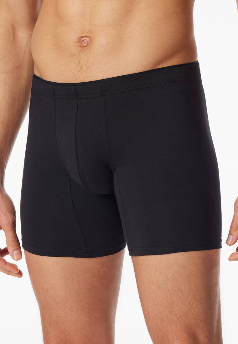 Schiesser Shorts schwarz - Premium Cotton im Angebot