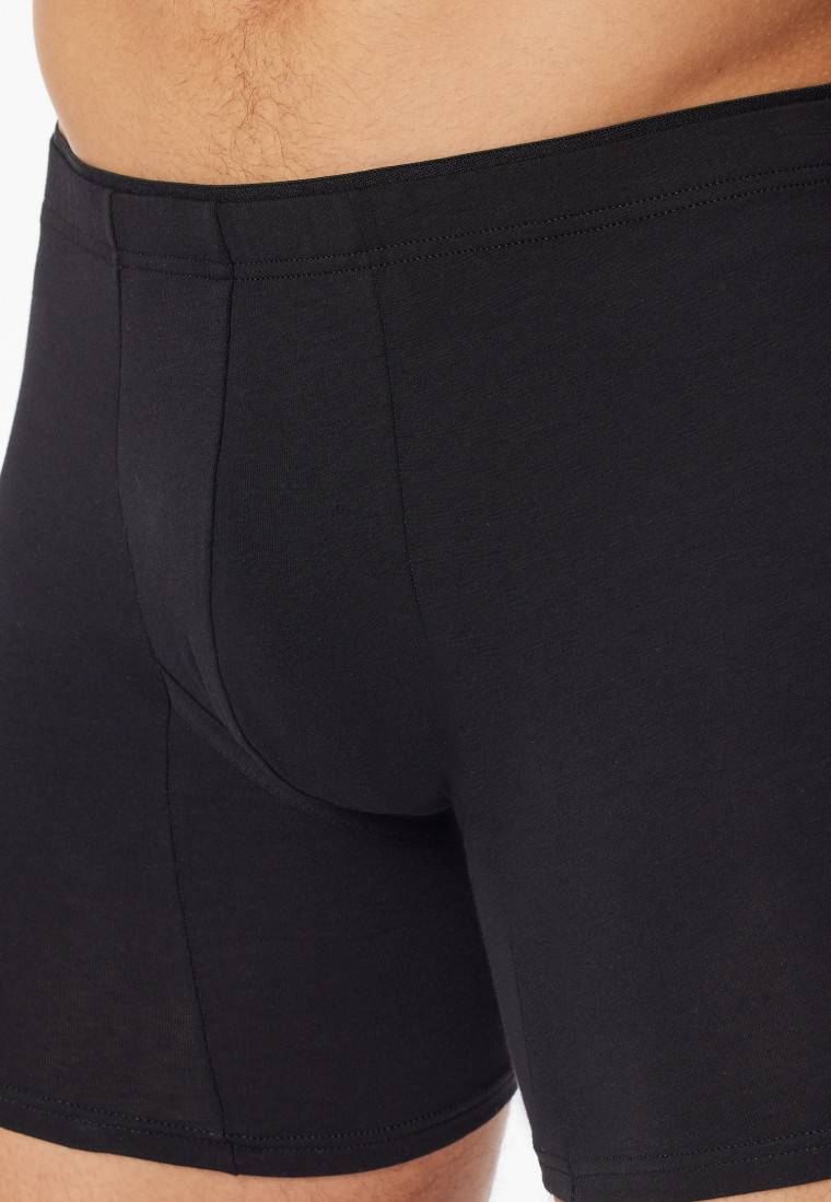 Schiesser Shorts schwarz - Premium Cotton im Angebot