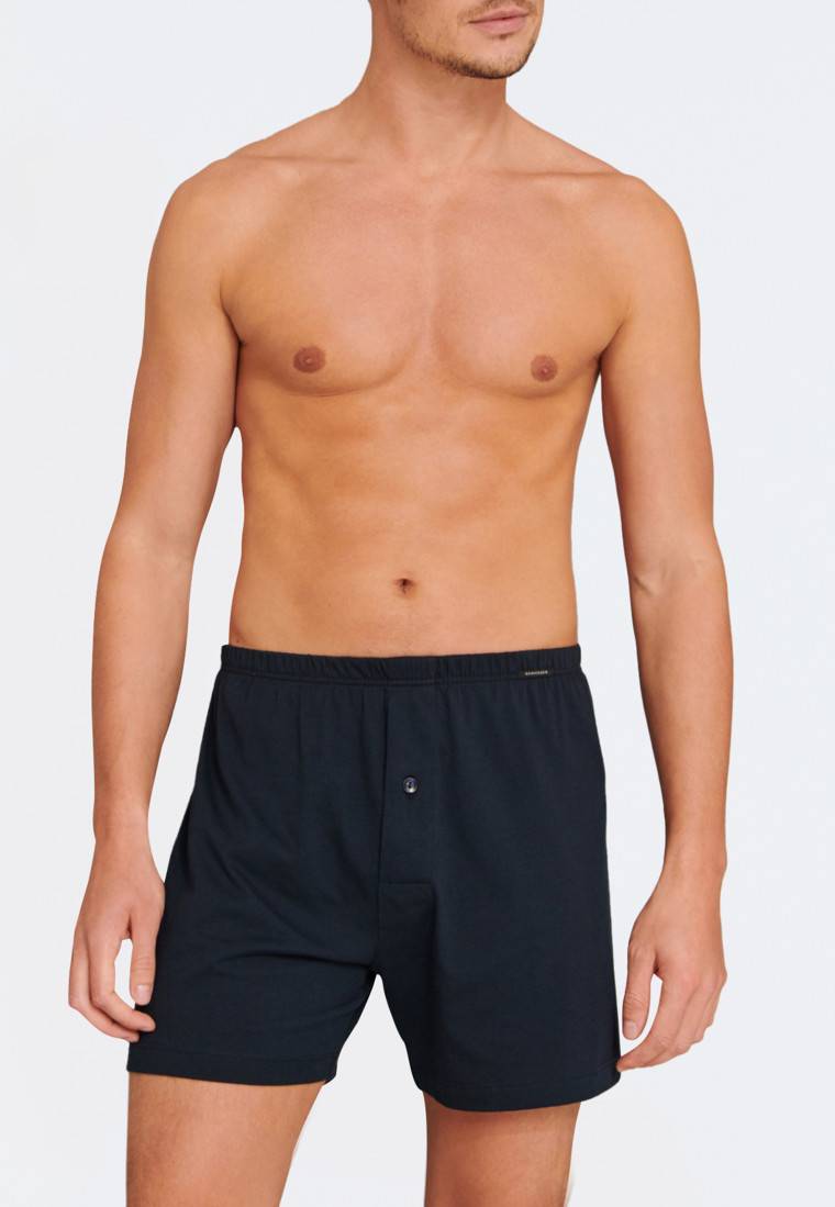 Schiesser Boxershorts 2er-Pack Jersey dunkelblau - Boxershorts Multipack Black Friday