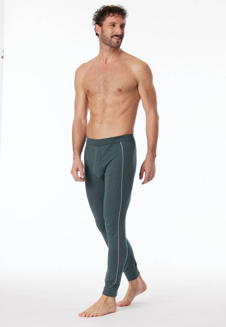 Schiesser Hose lang blau-meliert - Comfort Fit Lagerräumung
