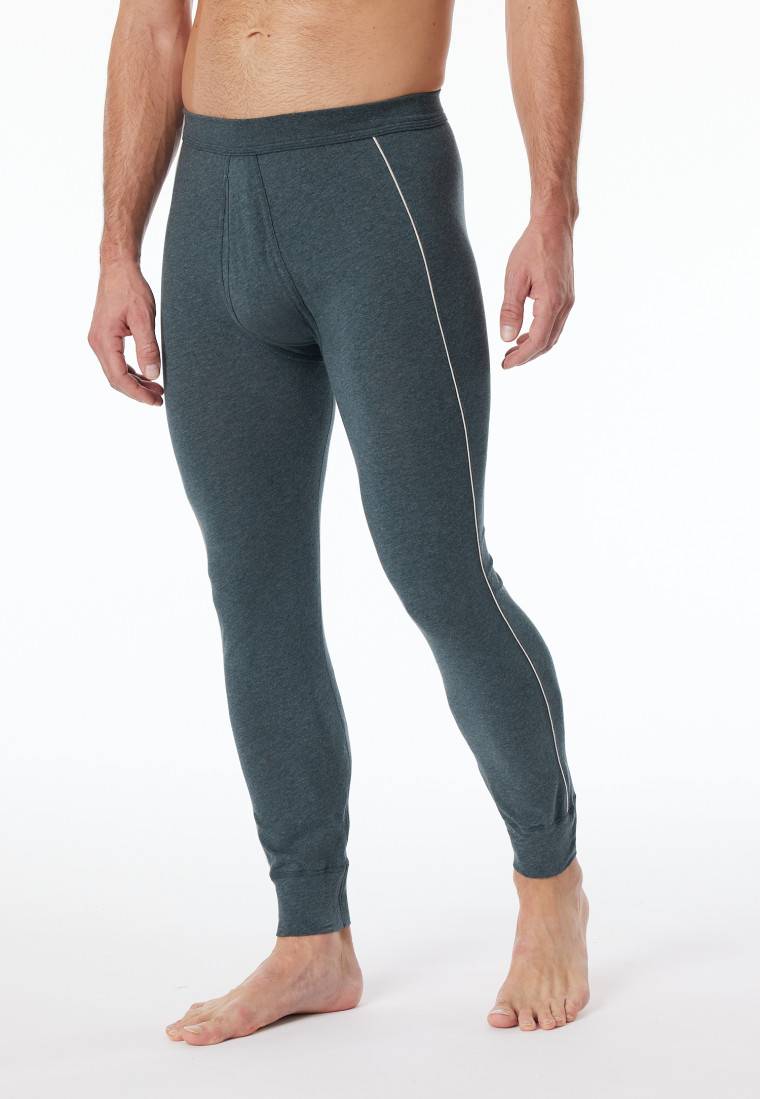 Schiesser Hose lang blau-meliert - Comfort Fit Lagerräumung