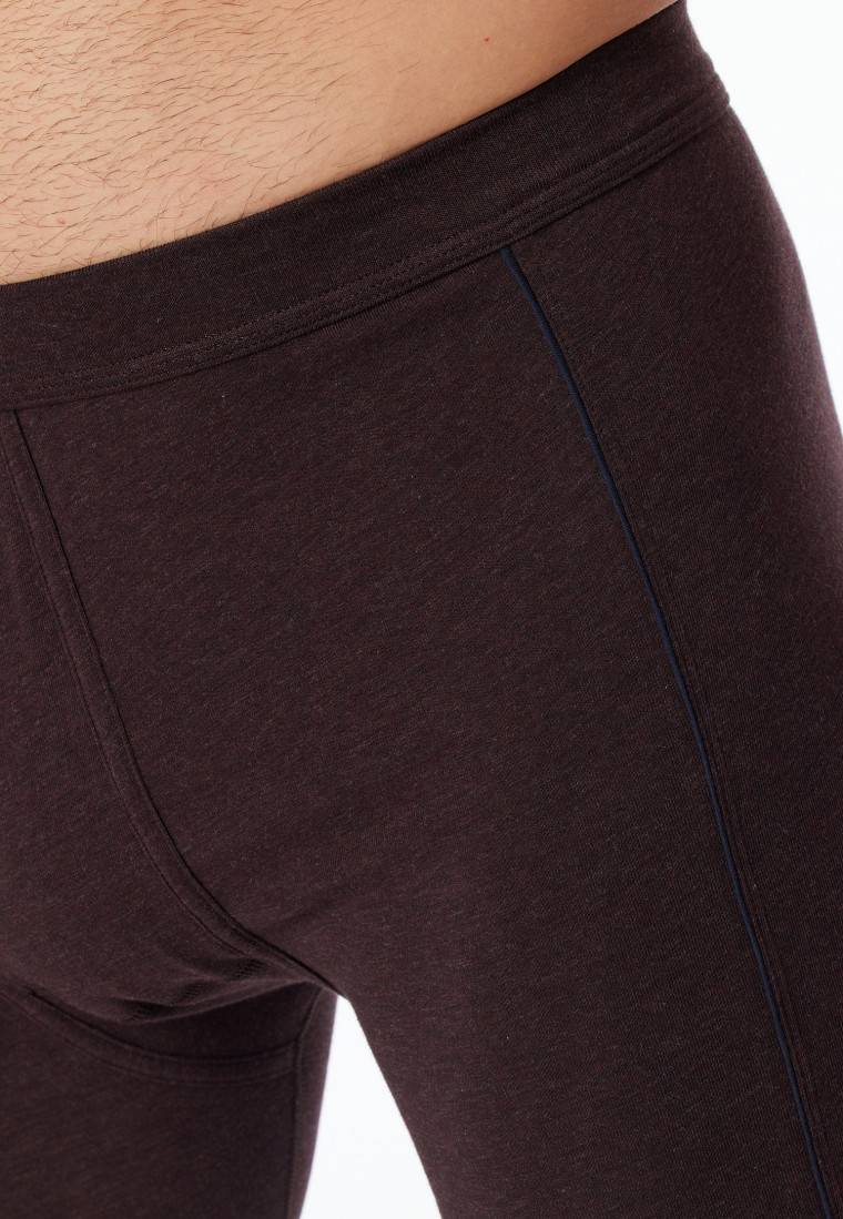Schiesser Hose lang braun-meliert - Comfort Fit Top Angebot